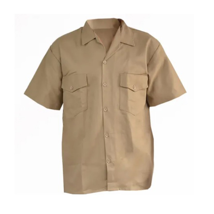 Camisa Drill Manga Corta