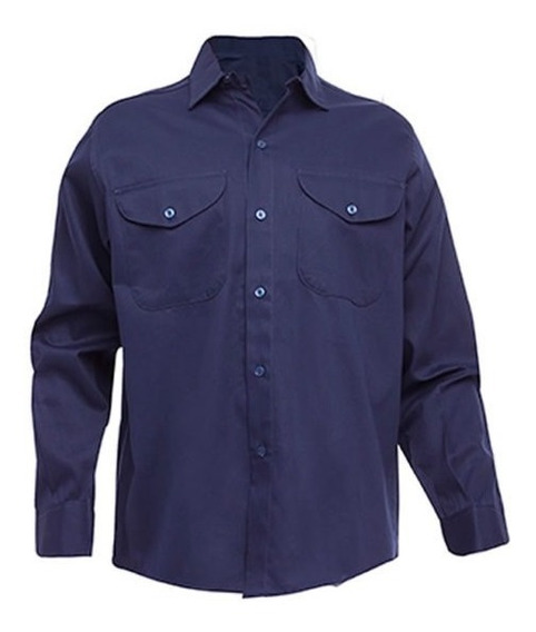 Camisa Drill Manga Larga